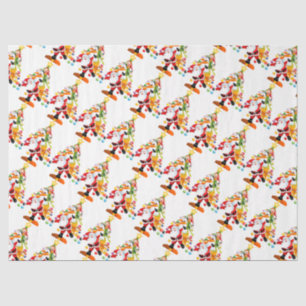 Santa, Rudolph, Snowman and Elf Tissue Paper