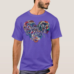 SANTA RUSH VIGNETTE VINTAGE COLORING T-Shirt