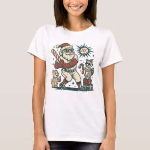 Santa’s 67 Christmas Baseball Meme T-Shirt