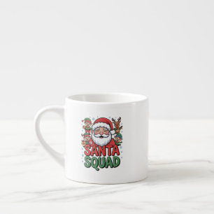 Santa’s Bad Influence (Funny Santa Squad) Espresso Cup