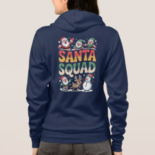 Santa’s Bad Influence (Funny Santa Squad) Hoodie