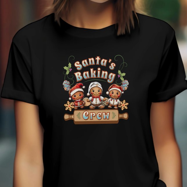 Santa’s Baking Crew Christmas Cookies T-Shirt (Creator Uploaded)
