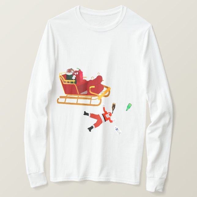 Santa’s Bender Season T-Shirt (Design Front)