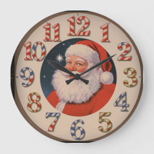 Santa’s Countdown to Christmas Wall Clock