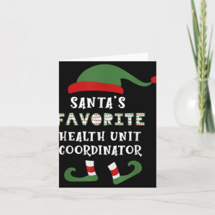 Santa S Favorite Huc Health Unit Coordinator Chris Card