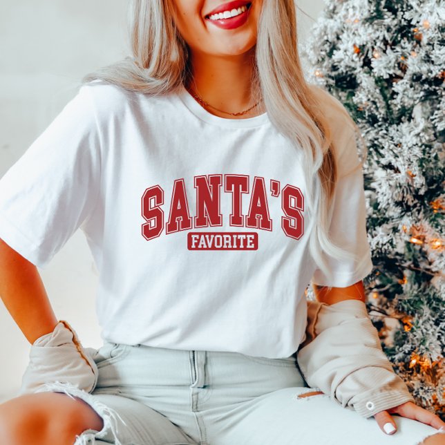 Santa’s Favourite Christmas  T-Shirt (Creator Uploaded)