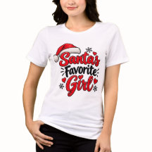 Santa’s Favourite Girl Christmas Design – Cute Hol