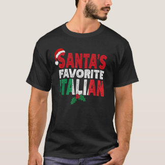Santa s Favourite Italian Christmas T-Shirt