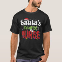 Santa s Favourite Nurse Xmas Light Santa Hat Chris
