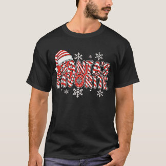 Santa’s Favourite Shirt | Funny Christmas Tee | Ho