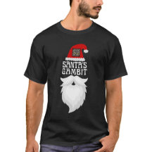 Santa’s Gambit - Christmas Chess T-Shirt