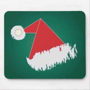 Santa 's hat mouse pad