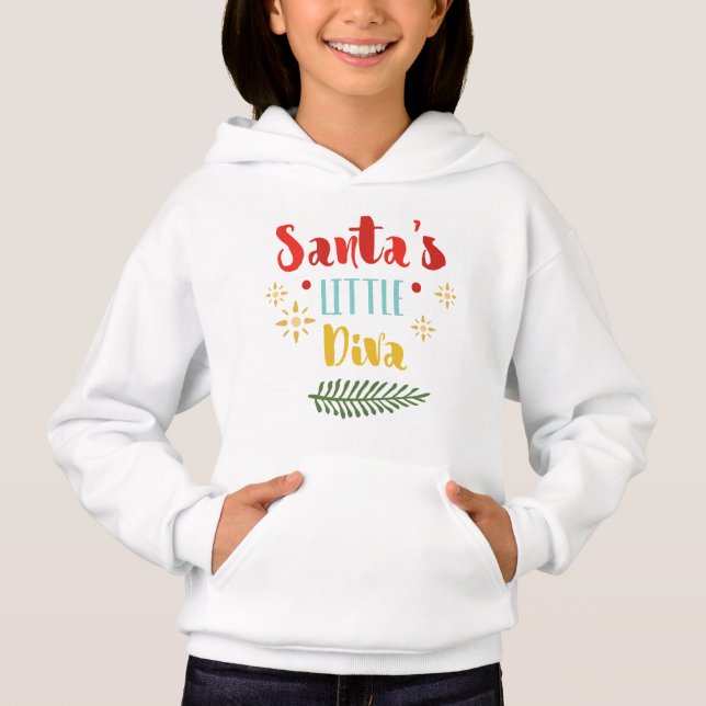 Santa’s Little Diva Christmas Design (Front)