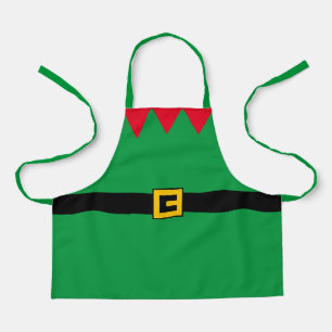 Santa’s Little Helper Cute Elf Christmas Apron