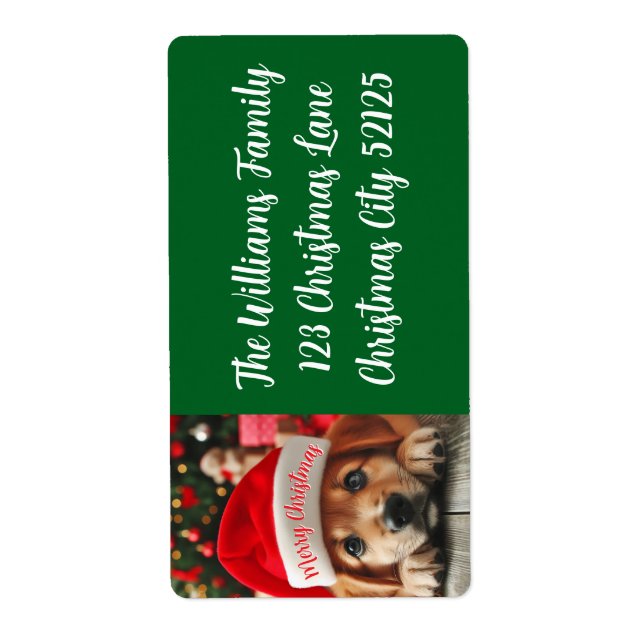 Santa’s Little Helper Puppy (Front)