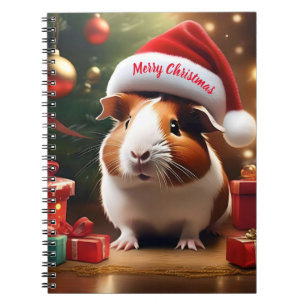 "Santa’s Little Helper: The Christmas Guinea Pig" Notebook