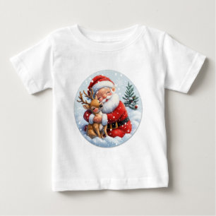 Santa’s Little Sidekick Baby T-Shirt