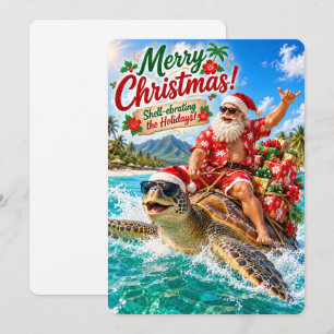 Santa’s Merry Adventures   Shell ebrating the Holi Holiday Card