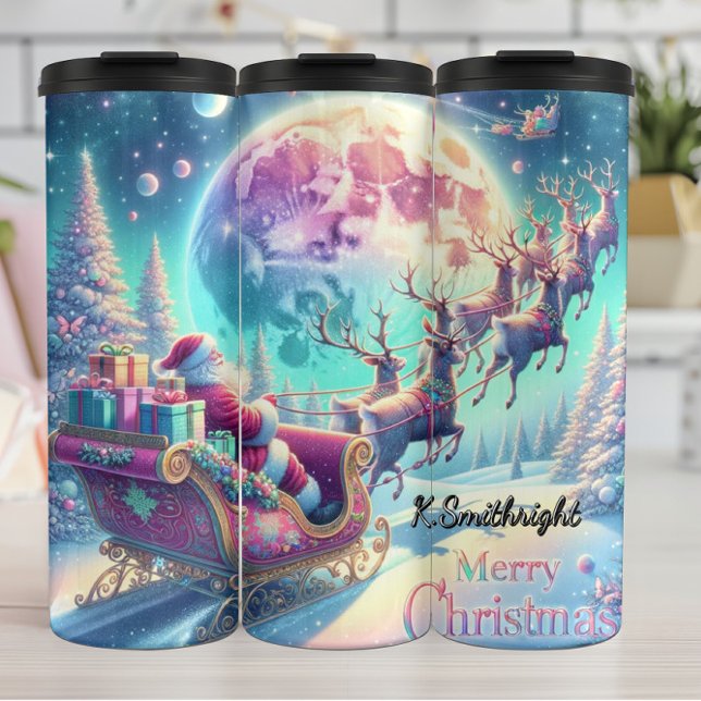 Santa’s Midnight Sleigh Quest Thermal Tumbler (Creator Uploaded)