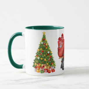 Santa’s Motorcycle Christmas Mug