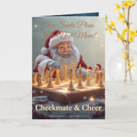 Santa’s Next Move – Funny Chess Christmas Greeting