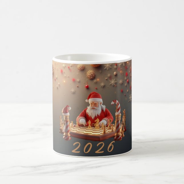 Santa’s Next Move – Funny Chess Christmas Mug for  (Center)