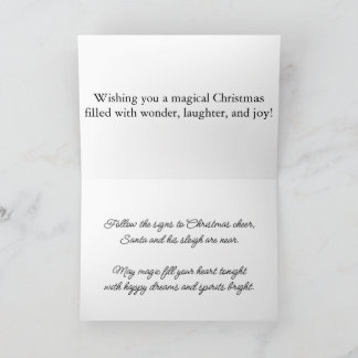 Santa’s North Pole Wonderland Holiday Card