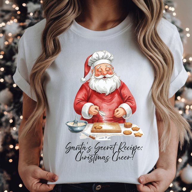 Santa’s Secret Recipe: Christmas Cheer!  Tri-Blend Shirt (Creator Uploaded)