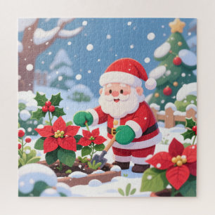 Santa’s Secret Winter Garden Jigsaw Puzzle