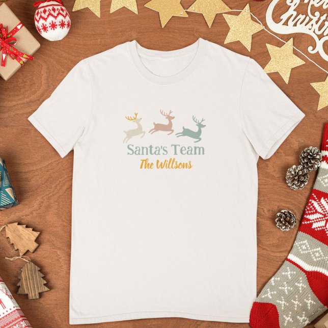 Santa’s Team | Matching Family Christmas T-Shirt (Creator Uploaded)