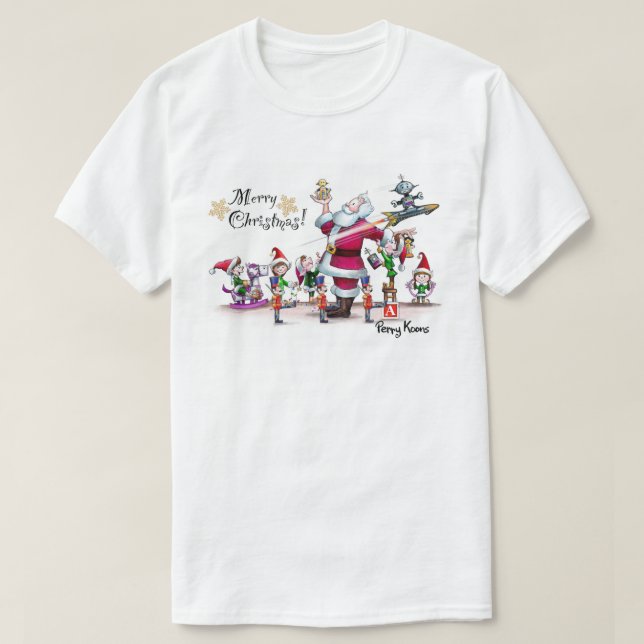 Santa’s Toy Shop Tee Shirt (Design Front)