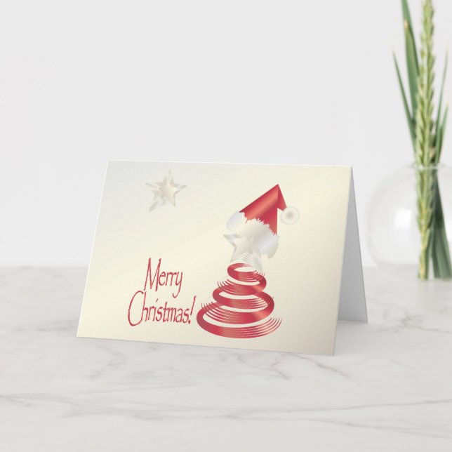 Santa s Tree Card (Front)