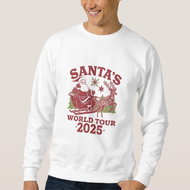 Santa’s World Tour 2025 Sweatshirt (Front)