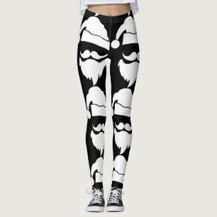 **SANTA SANTA AND MORE SANTA** CHRISTMAS LEGGINGS