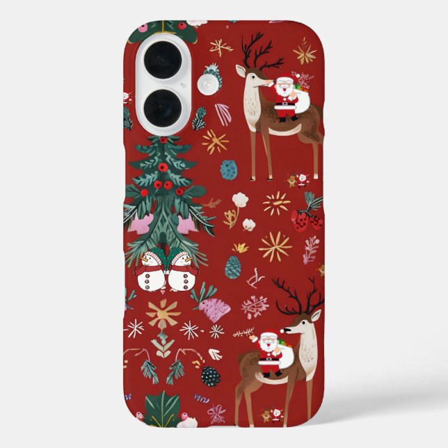 Santa, Santa Claus, Father Christmas Case-Mate iPhone Case (Back)