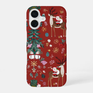 Santa, Santa Claus, Father Christmas iPhone 16 Case