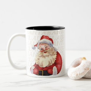 Santa Santa Claus Two-Tone Coffee Mug