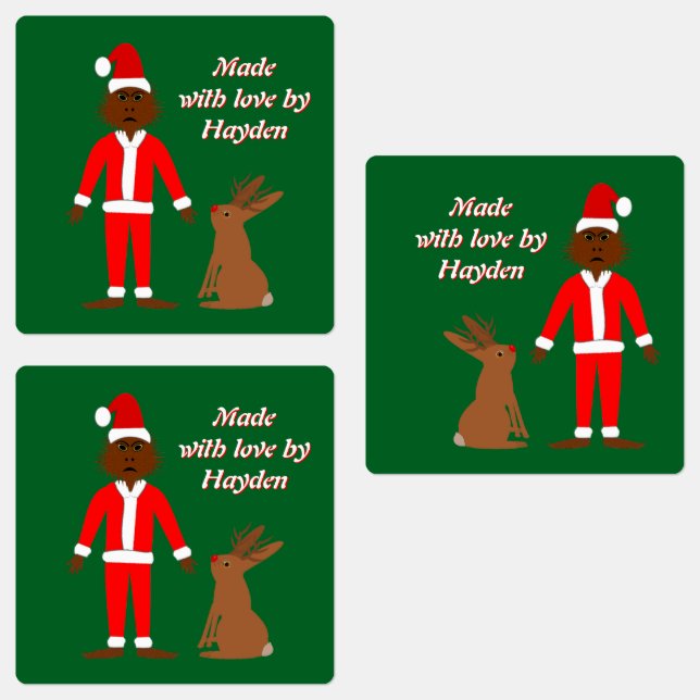 Santa Sasquatch and Jackalope Christmas Custom (Group)