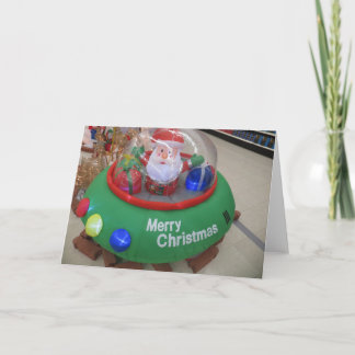 Santa Saucer Card