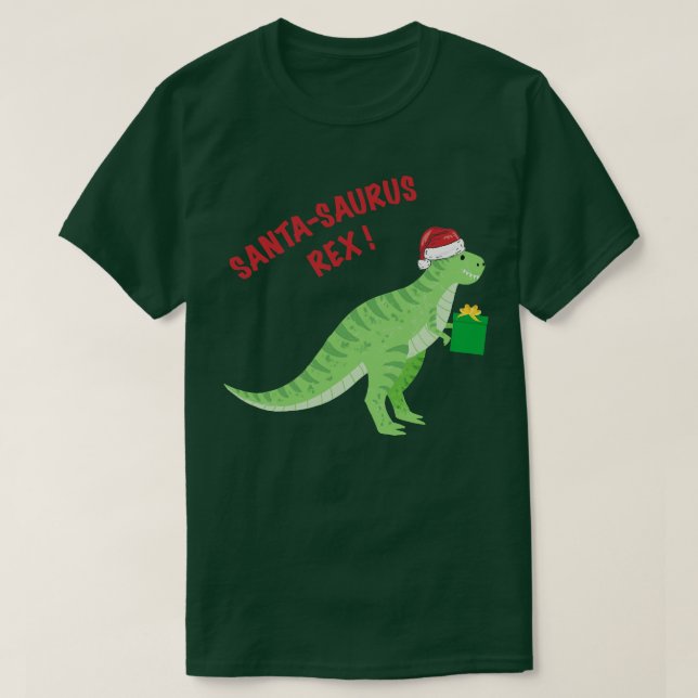 Santa Saurus Rex 1 T-Shirt (Design Front)