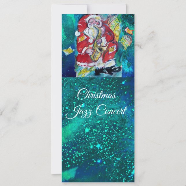 SANTA & SAX,CHRISTMAS JAZZ PARTY CONCERT PROGRAMME (Front)