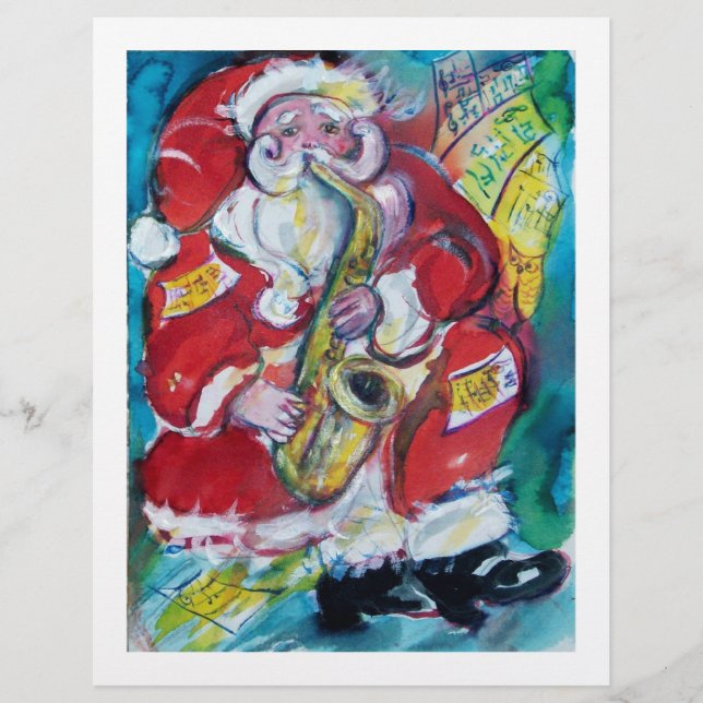 SANTA & SAX FLYER (Front)