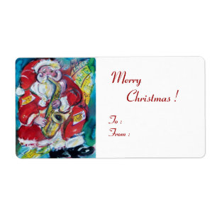 SANTA & SAX, MUSICAL CHRISTMAS PARTY White