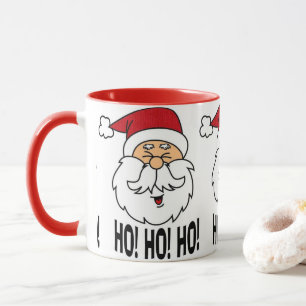 **SANTA SAYS HO HO HO** FUN CHRISTMAS MUG