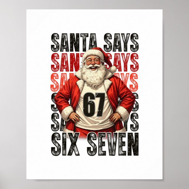 Santa Says Six Seven  Poster (Front)
