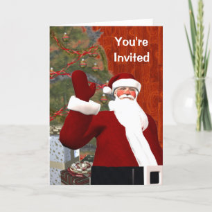 Santa Says You're Invited Invitation