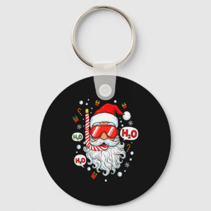 Santa Scuba Diving Equipment Funny Scuba Diver Chr Key Ring