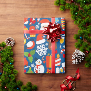 Santa Season 30"x30' Wrapping Paper