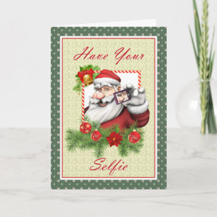 Santa Selfie Christmas Card