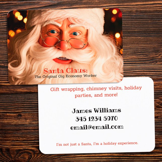 Santa Services Calling Card (Santa Services Calling Cards)